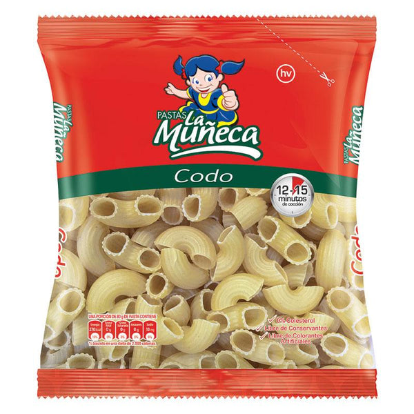 PASTA LA MUNECA 250G CODO